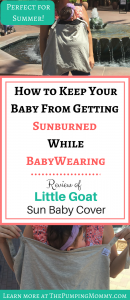 Best Baby Carrier Cover for the Summer