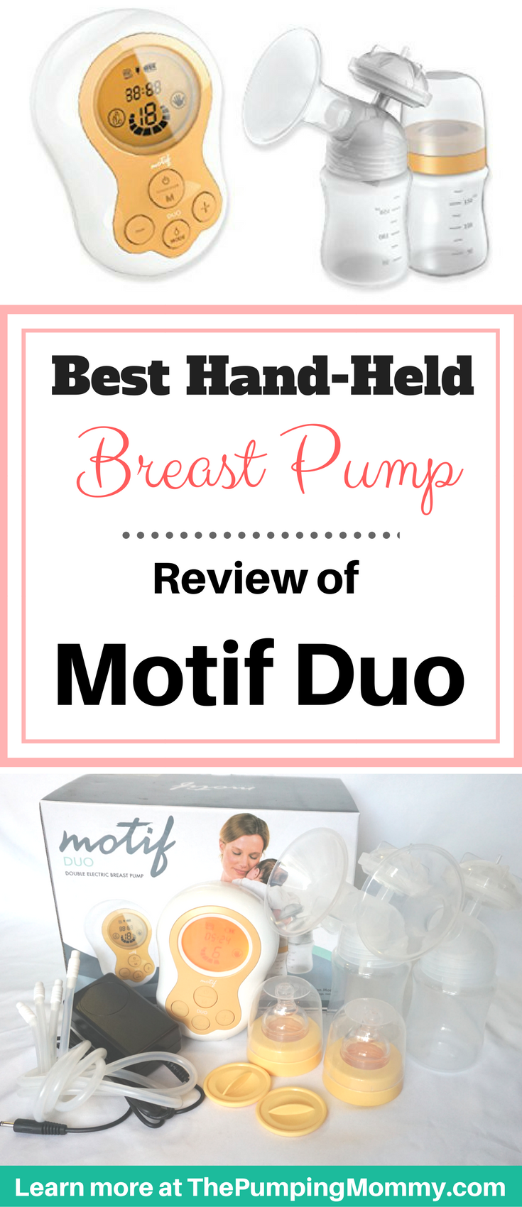 Best Hand-Held Breast Pump: Review of the Motif Duo - The Pumping Mommy