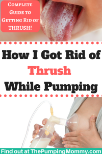 thrush while pumping