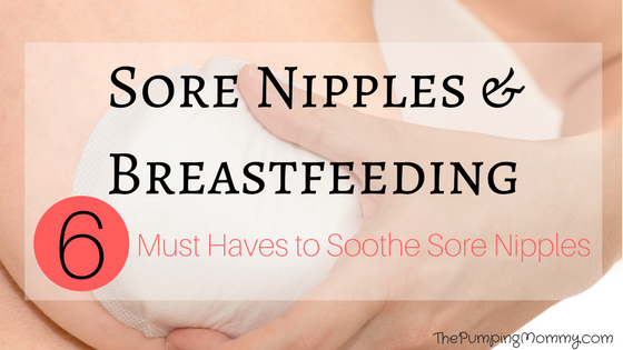 sore nipples and breastfeeding