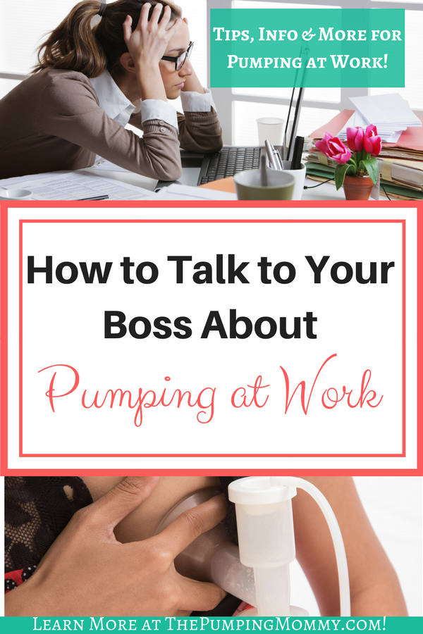 How to Talk to Your Employer About Pumping at Work  Pumping at work can involve a lot of details and planning. Talking to your boss about accommodations for pumping is just part of that. Find out what to say! #pumpingatwork #accommodationsforpumping #workingandpumping #pumping #pumpingschedule