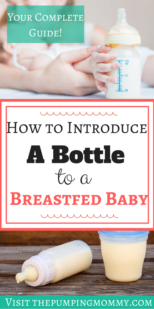 Introducing Bottle to a Breastfed Baby -  Introducing Bottle to a Breastfed Baby is not easy at times.  Find out how to introduce a bottle a  breastfed baby, how to avoid nipple confusion, and what the best bottles for a breastfed baby are! #IntroducingBottletoaBreastfedBaby #BottleFeeding #AvoidNippleConfusion #BestBottlesForBreastfedBaby