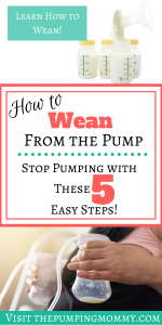 How to Wean From the Pump