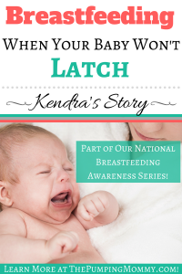 Breastfeeding when baby wont latch
