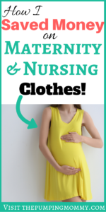 Maternity and Nursing Clothes